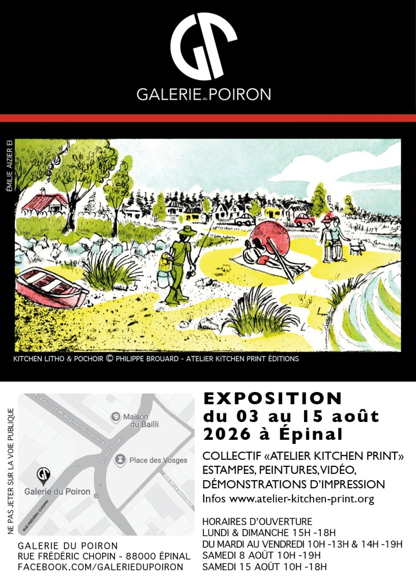 Image article, Affiche de l'exposition, côté Philippe Brouard